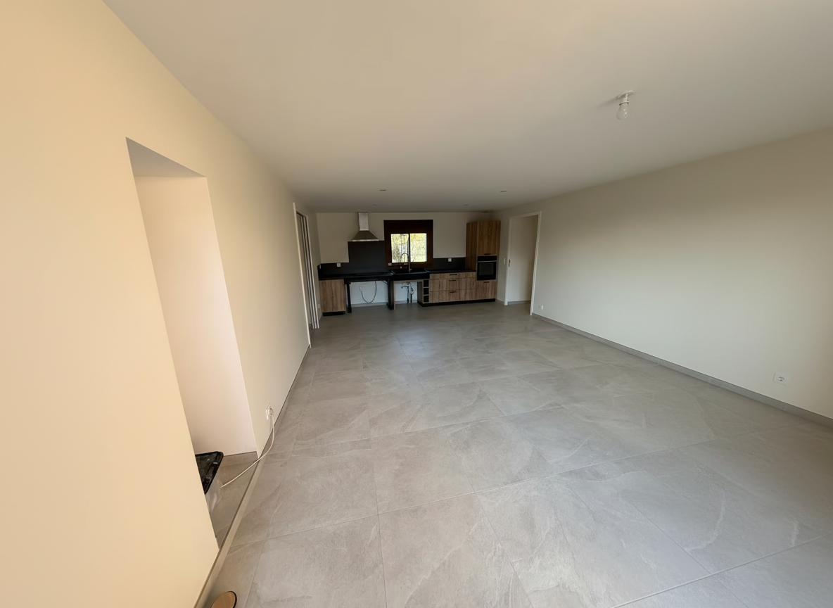 Cuisine nettoyée après chantier