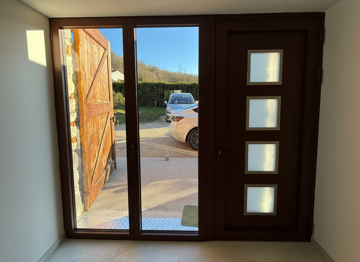 Entrée propre après travaux