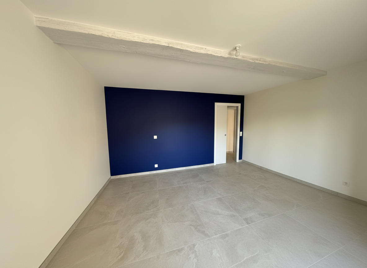 Salon nettoyé après chantier