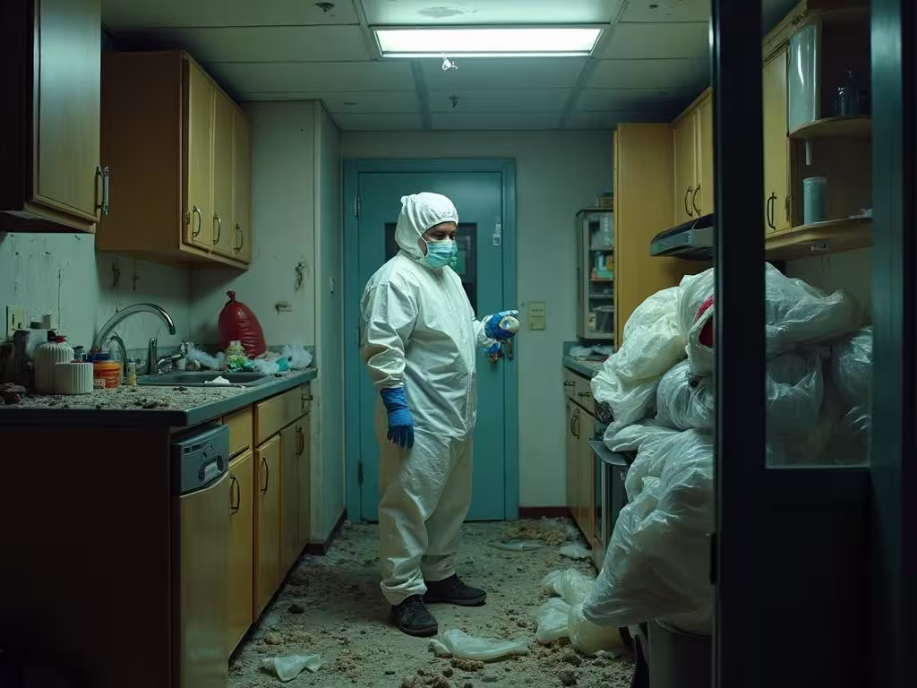 Intervention nettoyage Diogène avant après