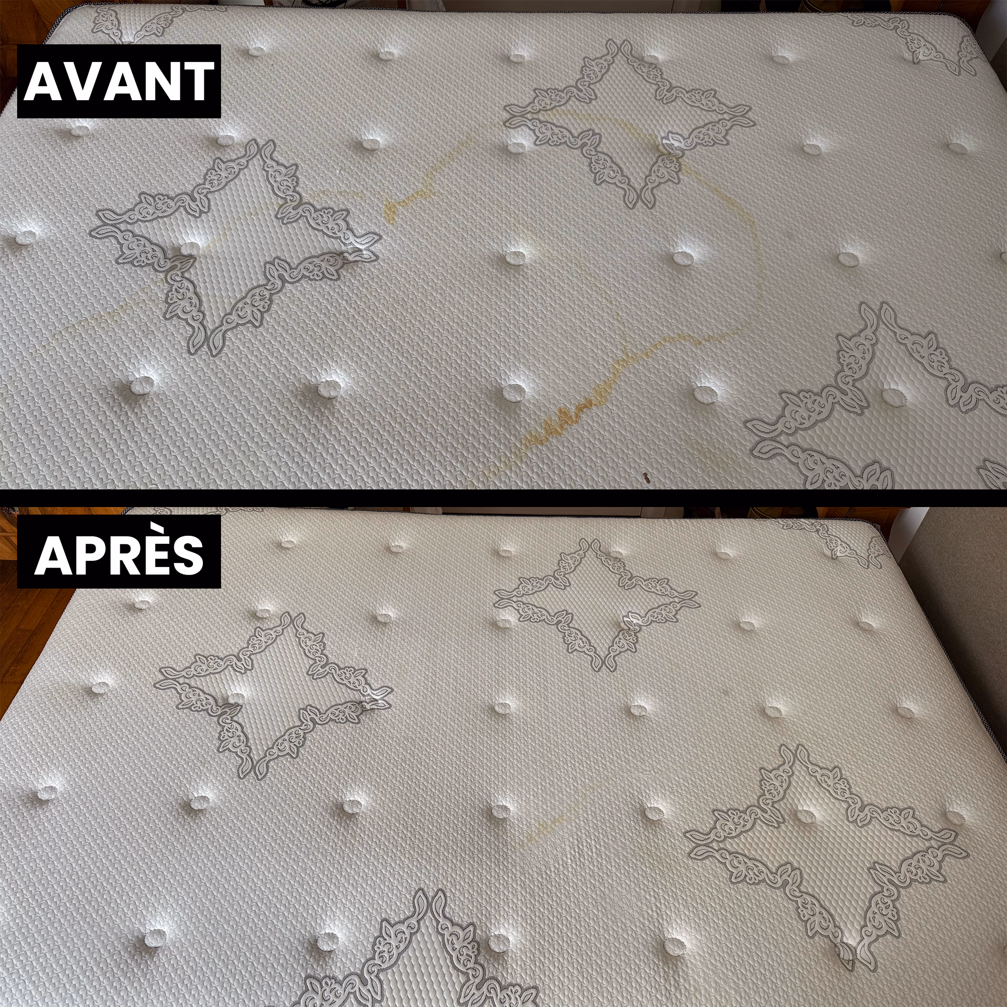 Nettoyage canapé Voiron résultat