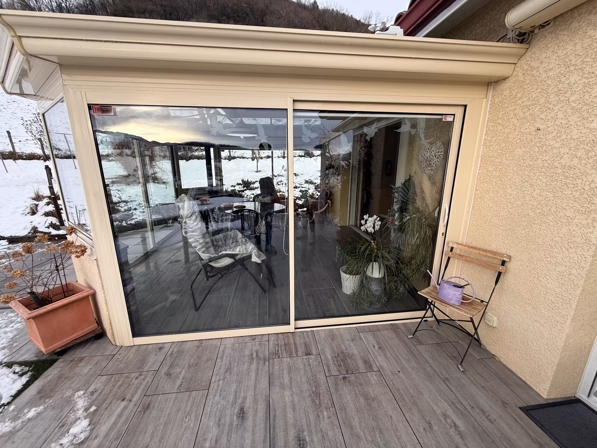 Nettoyage véranda extérieure